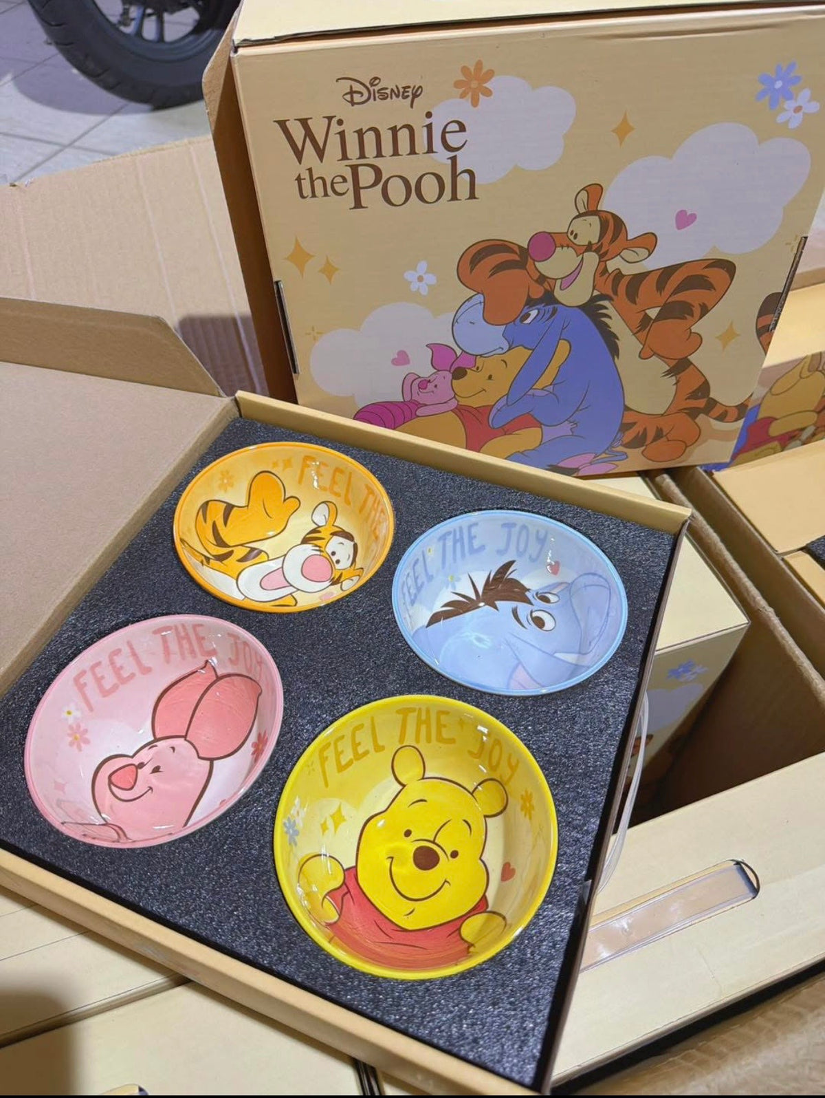 Bol Winnie l'Ourson Disney pour enfant – détail du motif